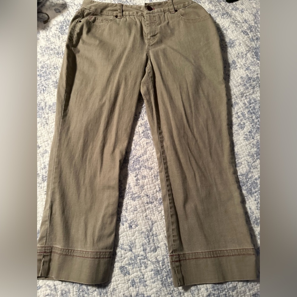 Barely worn Sigrid Olsen Capri/cropped pants/jeans